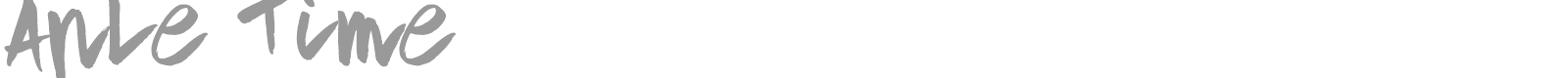 Aple Time font preview